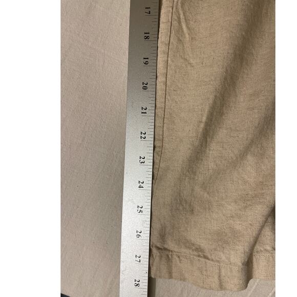 Sag Harbor Womens Size XL Linen Rayon Wide Leg Pants Casual - Picture 5 of 7